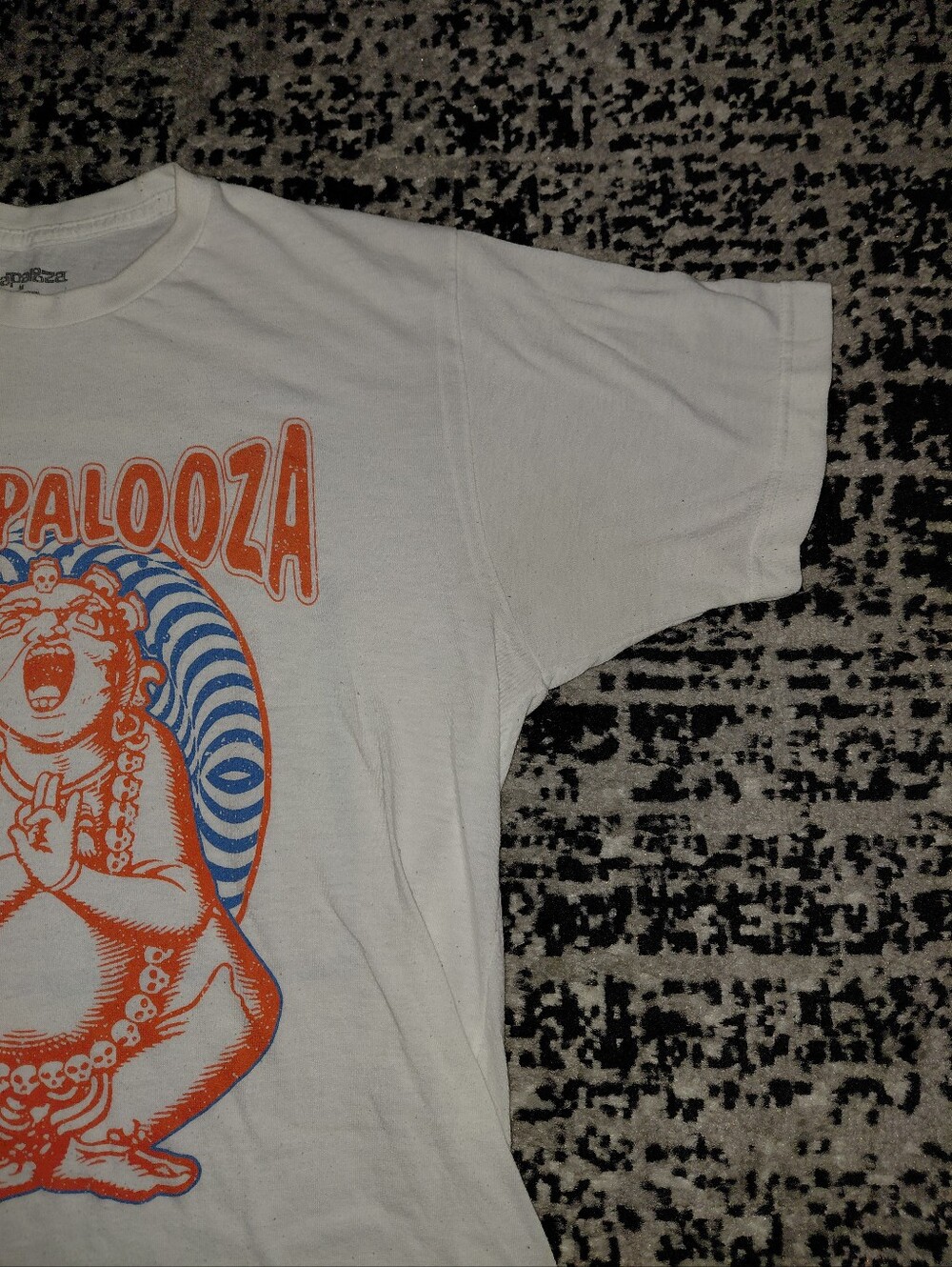 ✨ Excellent GUC ✨Official Lollapalooza 25th Anniversary Buddha Tshirt M! - Picture 6 of 9